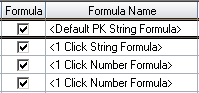 System Formulas